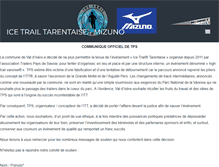 Tablet Screenshot of icetrailtarentaise.fr
